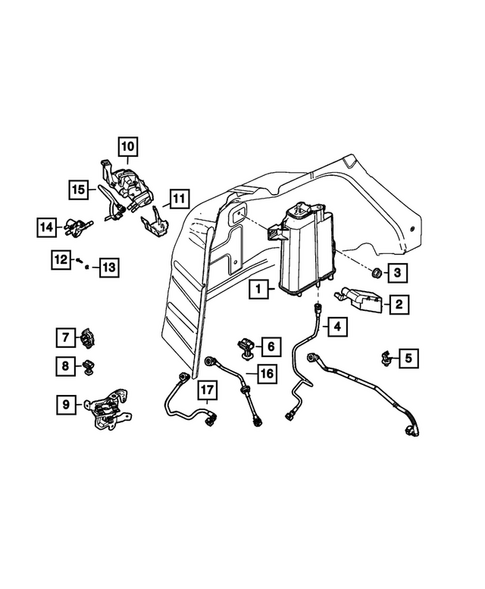 Vacuum Canister/Leak Detection Pump for 2022 Jeep Renegade #0