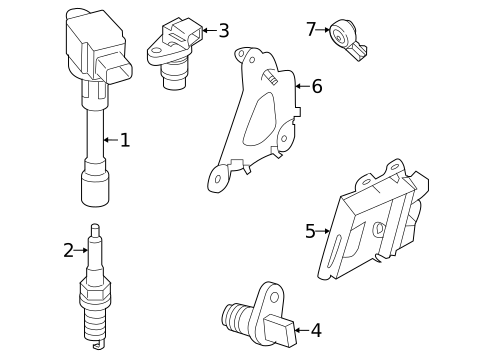 Ignition System for 2017 Nissan Rogue #0
