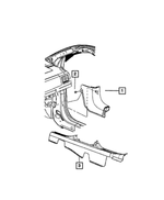 6509109AA - Interior Trim: Nut for Chrysler: Pacifica, Voyager | Dodge: Caliber | Jeep: Compass, Patriot Image