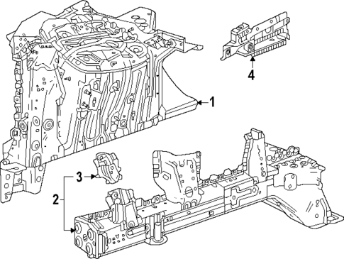 Structural Components & Rails for 2025 Chevrolet Equinox EV #0