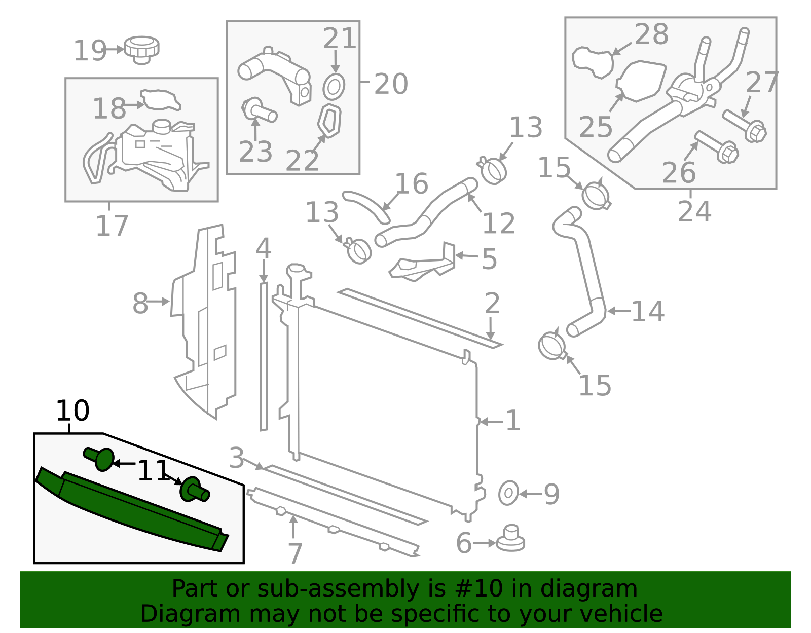 2008-2012 GM Lower Radiator Air Baffle 22865530 GM | GMPartsDirect.com