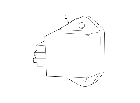 Daytime Running Lamp Components for 1999 Ford Ranger #0