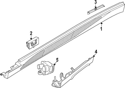 Exterior Trim - Pillars for 2025 BMW X3 #1