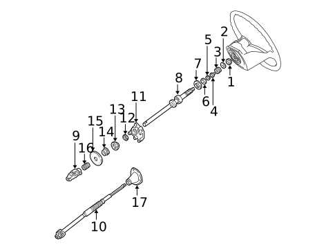 Shaft & Internal Components for 1998 Ford E-250 Econoline #0