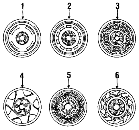 Wheels for 1986 Ford Taurus #0