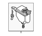 17137601948 - Cooling System: Reservoir Tank for BMW Image