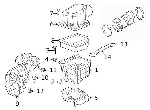 Air Intake for 2013 Dodge Dart #0