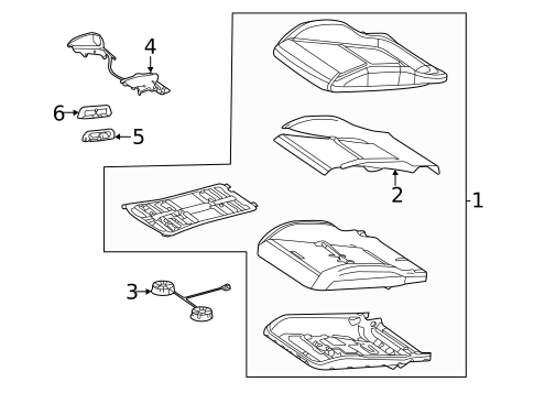 Power Seats for 2019 Mercedes-Benz AMG&reg; GT S #1