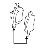 30748513 - : Brake Pads Front for Volvo Image