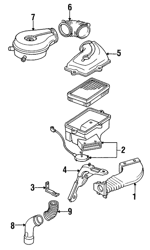 Air Inlet for 1990 Cadillac Eldorado #0