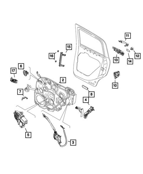 Rear Door for 2015 Jeep Renegade #0