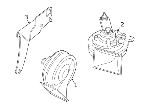 Horn for 2009 BMW M6 #0