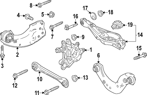 Rear Suspension for 2023 Honda Accord #1