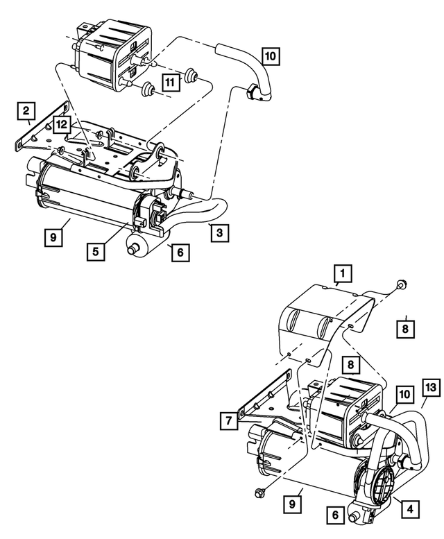 52113724AB - Emission Controls: Vapor Canister Cover for Mopar Image image