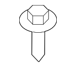 AYP500110 - Cooling System: Reservoir Tank Screw for Land-Rover Image