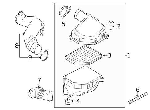 Air Intake for 2014 Volvo S60 #0