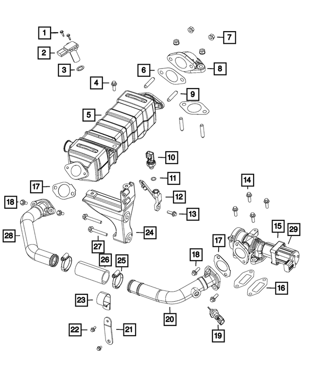 68005212AA - Emission Controls: O Ring for Mopar Image image