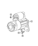 R5033141AB - Electrical: Engine Starter, Remanufactured for Mopar Image