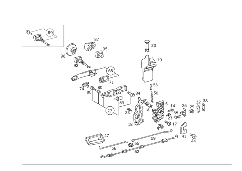 Locking System for 2000 Mercedes-Benz C43 AMG #2