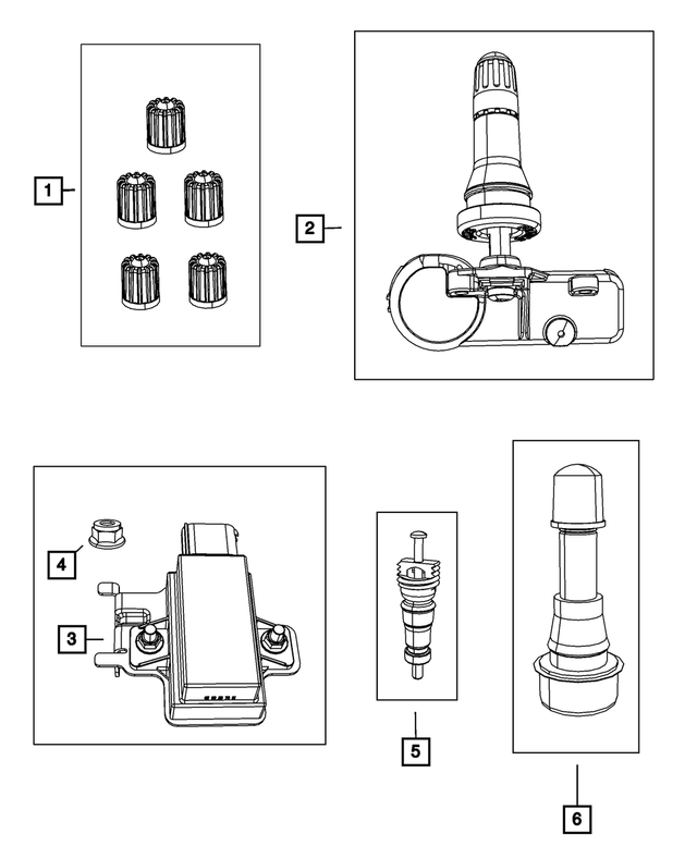 56029470AD - : Tire Pressure Monitoring Module for Dodge: Ram 1500, Ram 2500 | Ram: 1500, 2500 Image