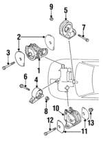 MB911547 - : Front Mount Stopper for Mitsubishi Image