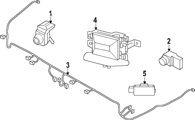 955D0T4101 - : Radar Sensor for Hyundai Image