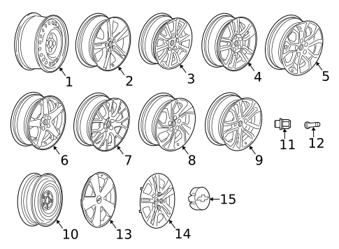 Covers & Trim for 2016 Chevrolet Sonic #0