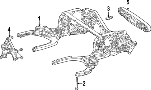 Suspension Mounting for 2024 Mercedes-Benz SL55 AMG #1