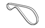 PAB90313700 - Cooling System: Serpentine Belt for Porsche: Cayenne, Panamera Image