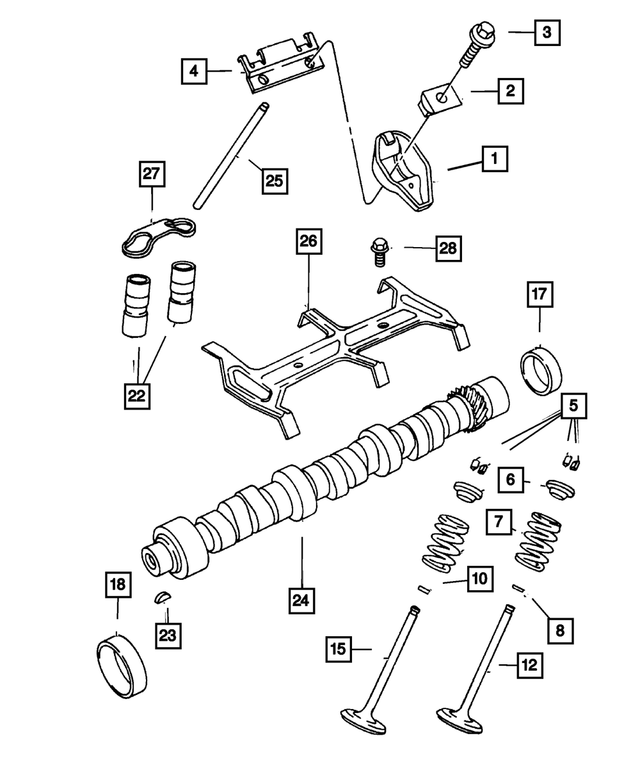 33004626 - Engine 3.9L Six Cylinder: Valve Spring Retainer for Mopar Image
