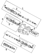 F4BZ3B437D - Suspension: Axle Shaft Assembly for Ford: Aspire Image