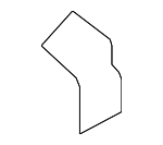 41217308311 - Body: Backing Plate for BMW: 640i Gran Coupe, 640i xDrive Gran Coupe, 650i Gran Coupe, 650i xDrive Gran Coupe, M6 Gran Coupe Image