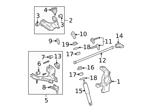 Suspension Components for 2005 Chevrolet Colorado #0