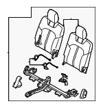 KEWM5730XC23 - Body: Seat Back Assembly for Mazda: CX-90 Image