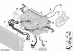 17127646896 - : Line, Cylinder Head-Expansion Tank for BMW Image