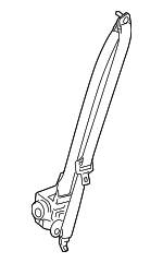 6E5Z54611B09AD - Electrical: Seat Belt Assembly for Ford: Fusion | Lincoln: MKZ, Zephyr | Mercury: Milan Image