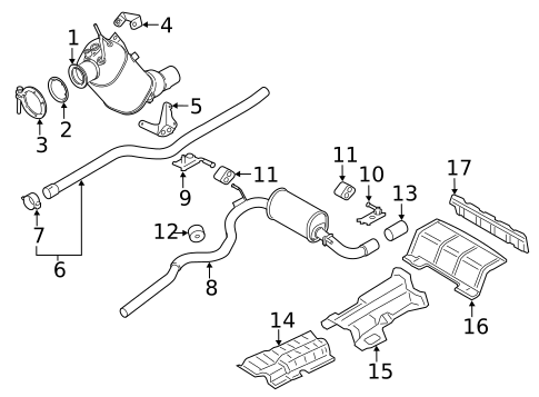 Diesel Aftertreatment System for 2016 BMW 328d #2