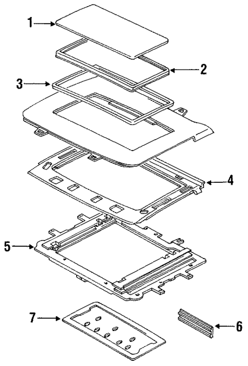 Sunroof for 1988 Buick Reatta #0