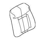 9L3Z1564416CA - Body: Seat Back Cover for Ford: F-150 Image