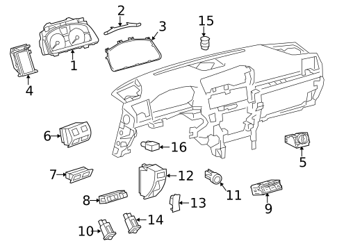 Mirrors for 2015 Lexus LS460 #0