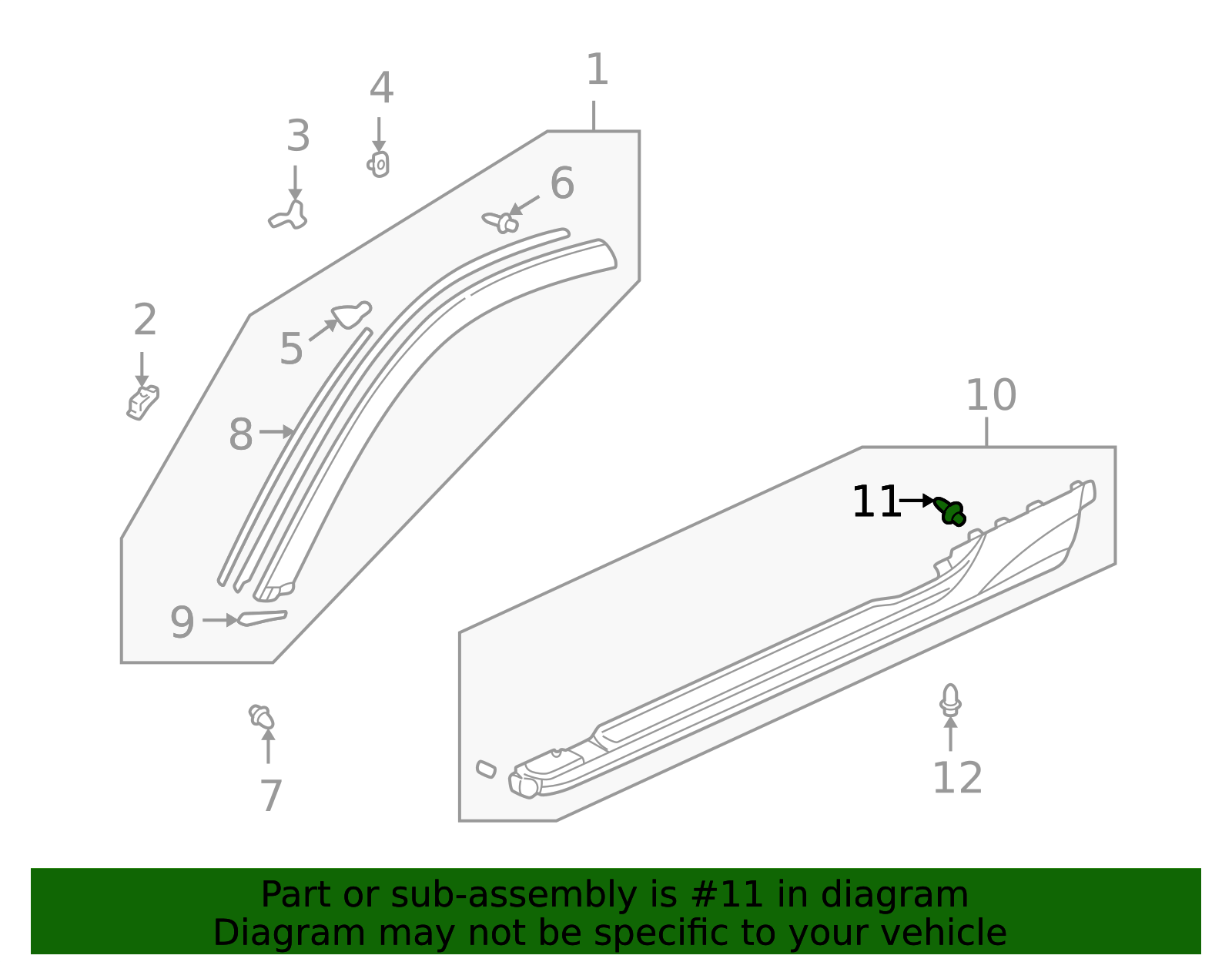 71807-S3Y-000 - Rocker Molding Clip 2000-2006 Honda Insight | Honda ...