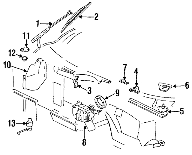22144264 - : Wiper Arm for GM Image