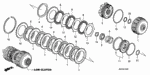 22510R36003 - Transmission - Automatic: GUIDE, LOW CLUTCH for Acura Image