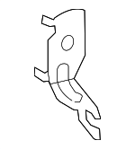 BP4L43742 - : ABS Sensor Wire Bracket - Driver's Side (LH) for Mazda: 3 Image