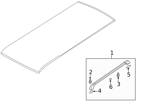 Luggage Carrier for 2005 Mitsubishi Outlander #1