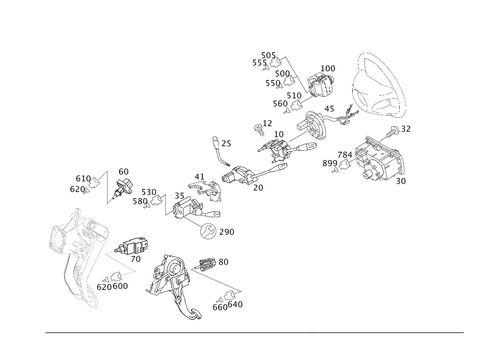 Switch for 2009 Mercedes-Benz E320 #0