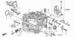 21104PPP000 - Transmission - Manual: PLATE M, OIL GUIDE for Honda Image