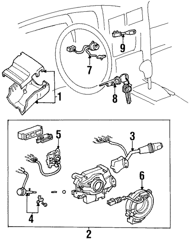 8411269445 - : Headlamp Switch for Toyota Image