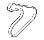 252122B030 - : Serpentine Belt for Kia: Rio, Soul Image