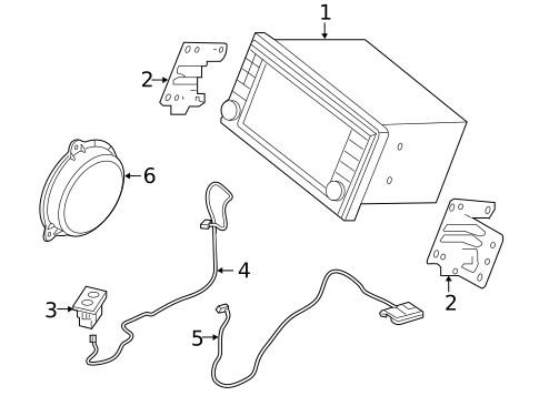 Navigation System for 2016 Chevrolet City Express #0